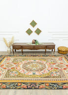 Soho Antiq-Liber Geometrik Tasarımlı Karabağ Kilim 233x355 Cm-Halı-2-Milagron.com