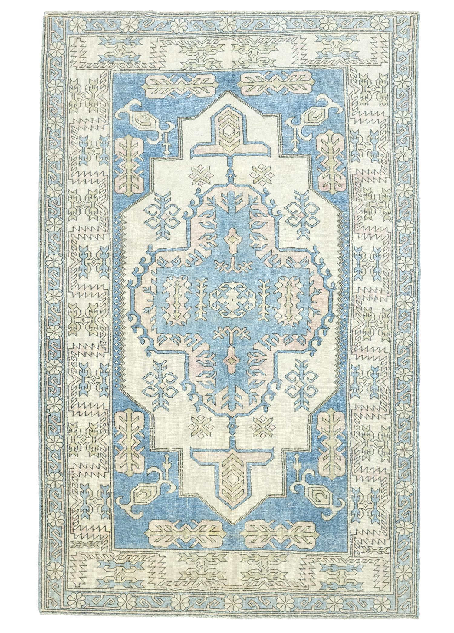 Soho Antiq-Liber Rustik Desenli El Dokuma Yün Halı 215x324 Cm-Halı-1-Milagron.com