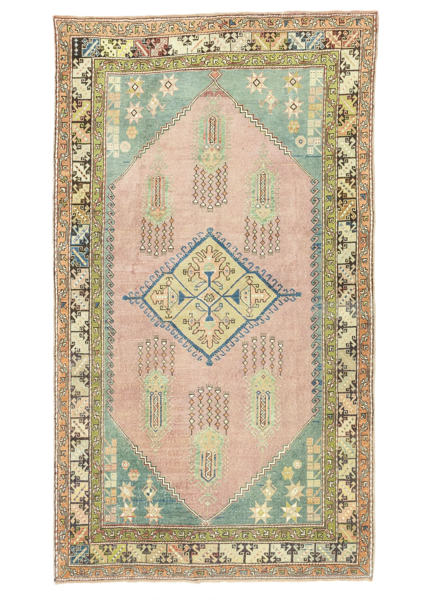 Soho Antiq-Likya El Dokuma Yün Dazkırı Halısı 166x288 Cm-Halı-1-Milagron.com