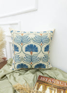 Soho Antiq-Lilac çiçekli Suzani Kırlent 50x50 Cm-2-Milagron.com