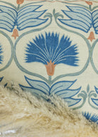 Soho Antiq-Lilac çiçekli Suzani Kırlent 50x50 Cm-3-Milagron.com