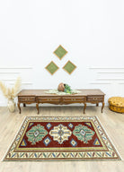 Soho Antiq-Lilyum Rustik Tasarımlı Yün Halı 140x177 Cm-Halı-2-Milagron.com