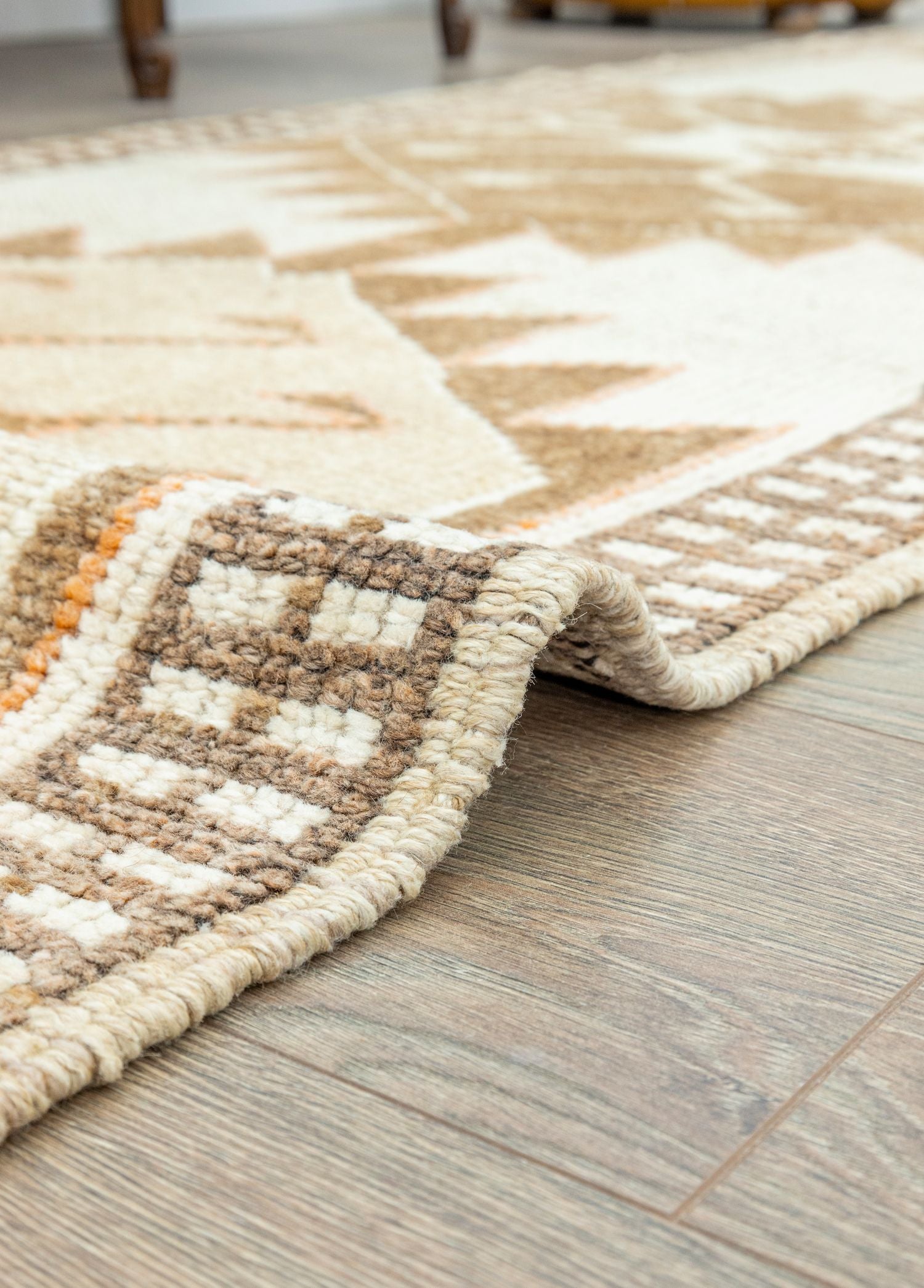 Soho Antiq-Linnae El Dokuma Herki Yün Yolluk 87x395 Cm-Halı-5-Milagron.com