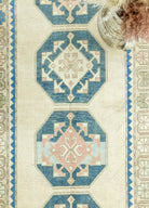 Soho Antiq-Lova Geometrik Desenli El Dokuma Halı 103x214 Cm-Halı-3-Milagron.com