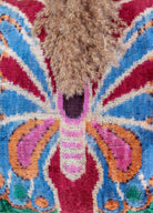 Soho Antiq-Mahnaz Kelebek Desenli El Yapımı Kırlent 50x50 Cm-Kırlent-3-Milagron.com