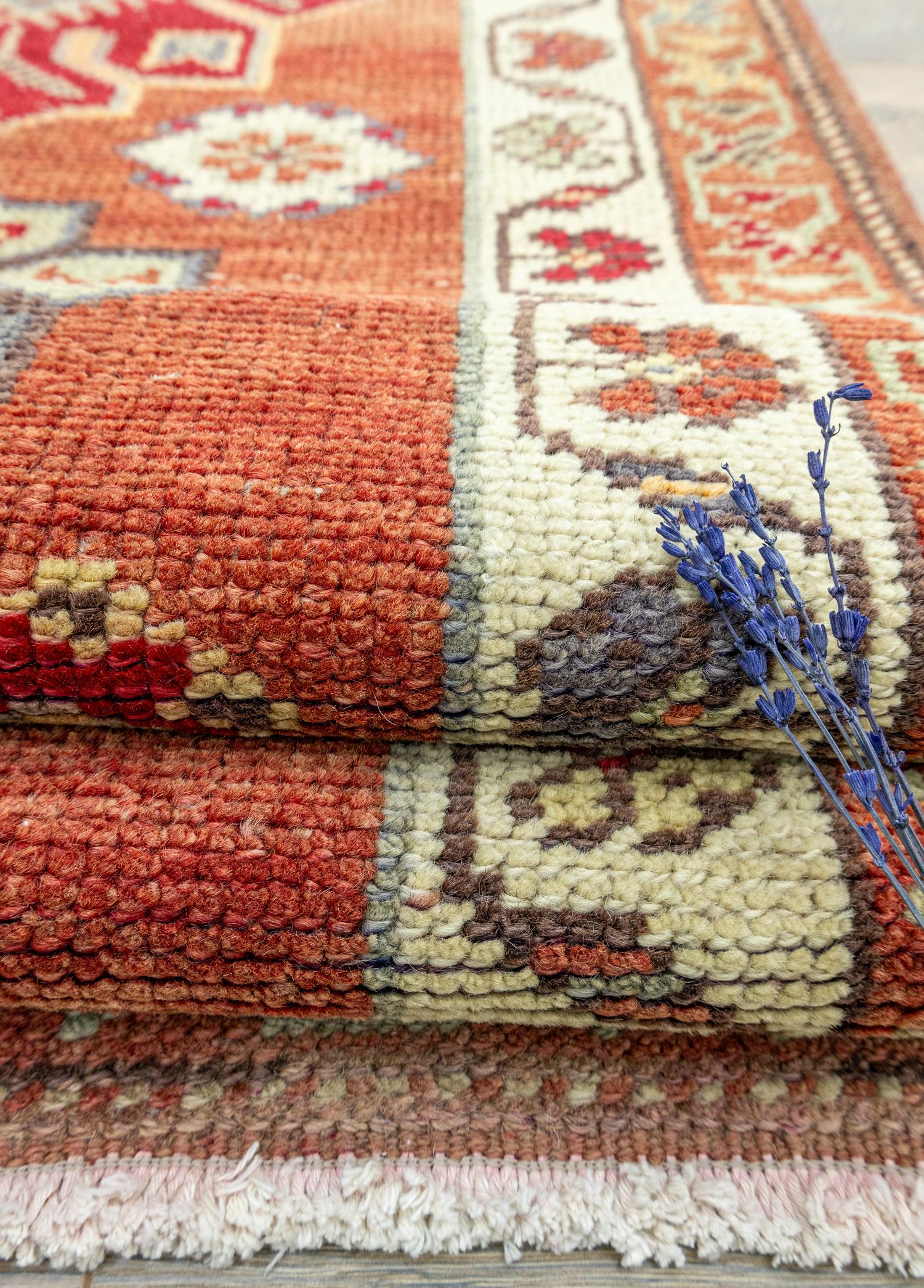 Soho Antiq-Maise Floral El Dokuma Herki Yolluk 88x417 Cm-Halı-4-Milagron.com