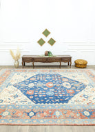 Soho Antiq-Malard Büyük El Dokuma Kök Boya Halı 361x410 Cm-Halı-2-Milagron.com