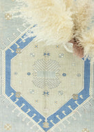 Soho Antiq-Marinel Geometrik Desenli El Dokuma Halı 220x330 Cm-Halı-3-Milagron.com