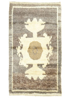 Soho Antiq-Merda İlkel Tasarımlı El Dokuma Halı 125x215 Cm-Halı-1-Milagron.com