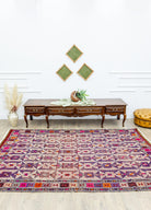 Soho Antiq-Meruert Geometrik Tasarımlı Yün Cicim Kilim 179x284 Cm-Halı-2-Milagron.com