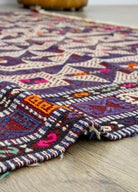 Soho Antiq-Meruert Geometrik Tasarımlı Yün Cicim Kilim 179x284 Cm-Halı-6-Milagron.com