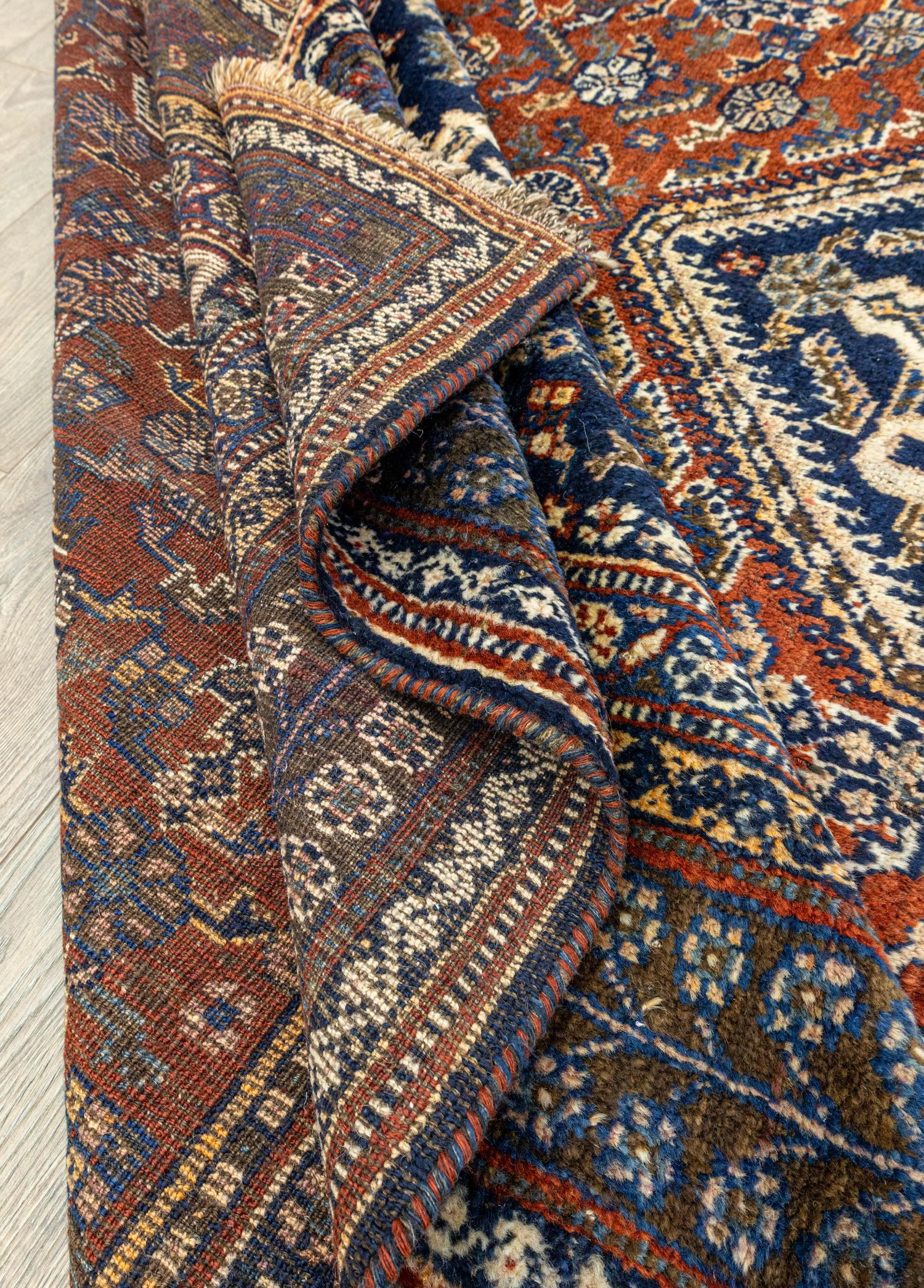 Soho Antiq-Meybod El Dokuma Yün İran Halısı 229x299 Cm-Halı-7-Milagron.com