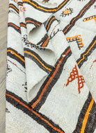 Soho Antiq-Mogan İlkel Motifli El Dokuma Kendir Kilim 201x279 Cm-Halı-7-Milagron.com