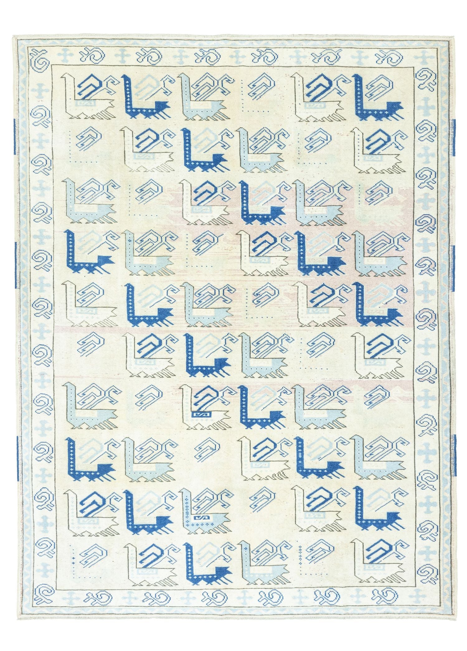 Soho Antiq-Nezrin Figürlü El Dokuma Yün Halı 207x273 Cm-Halı-1-Milagron.com