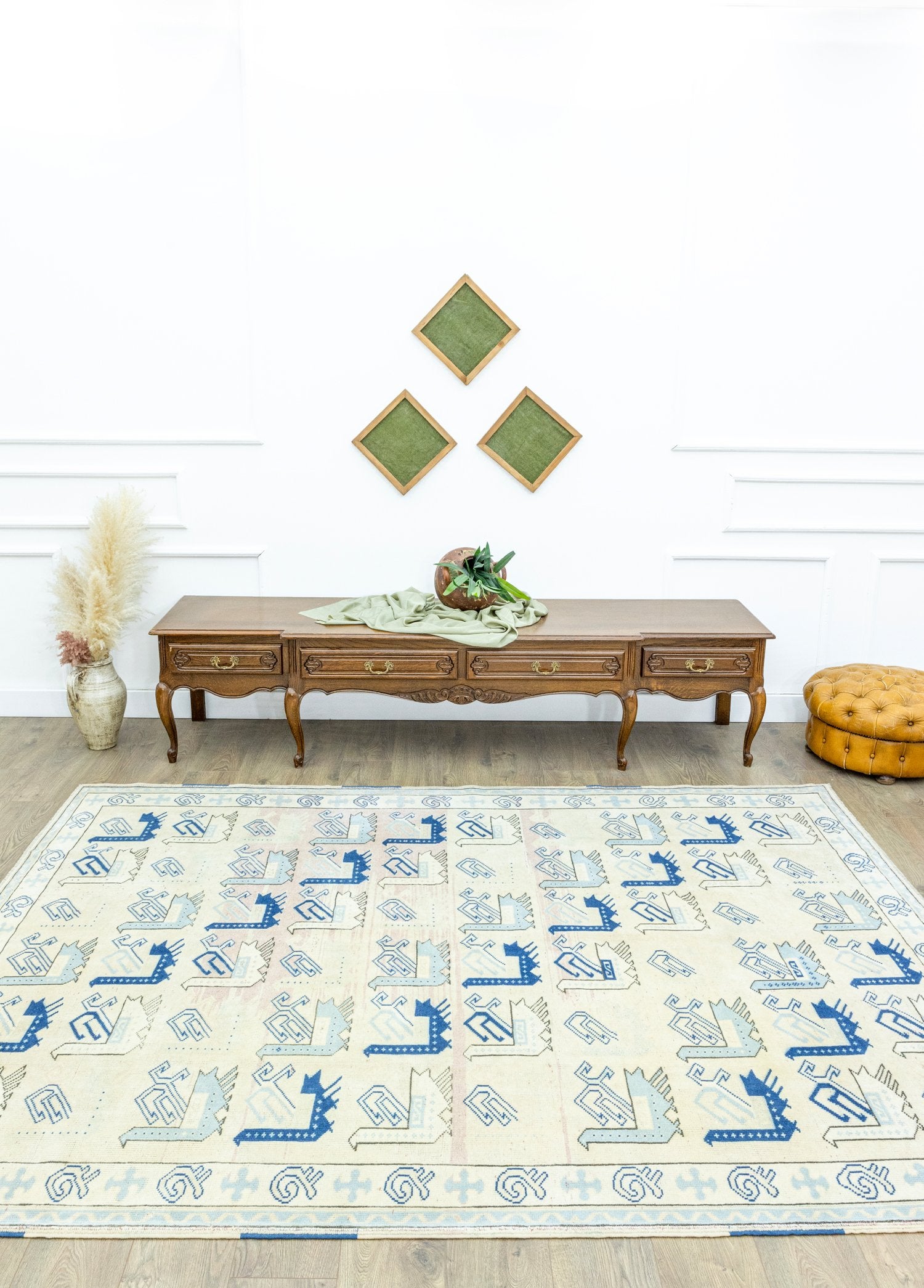 Soho Antiq-Nezrin Figürlü El Dokuma Yün Halı 207x273 Cm-Halı-2-Milagron.com