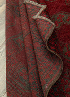 Soho Antiq-Nora El Dokuma Bordo Afgan Halısı 185x271 Cm-Halı-7-Milagron.com