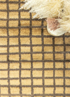 Soho Antiq-Okker Geometrik Desenli Tiftik Halı 144 x 177 Cm-Halı-3-Milagron.com