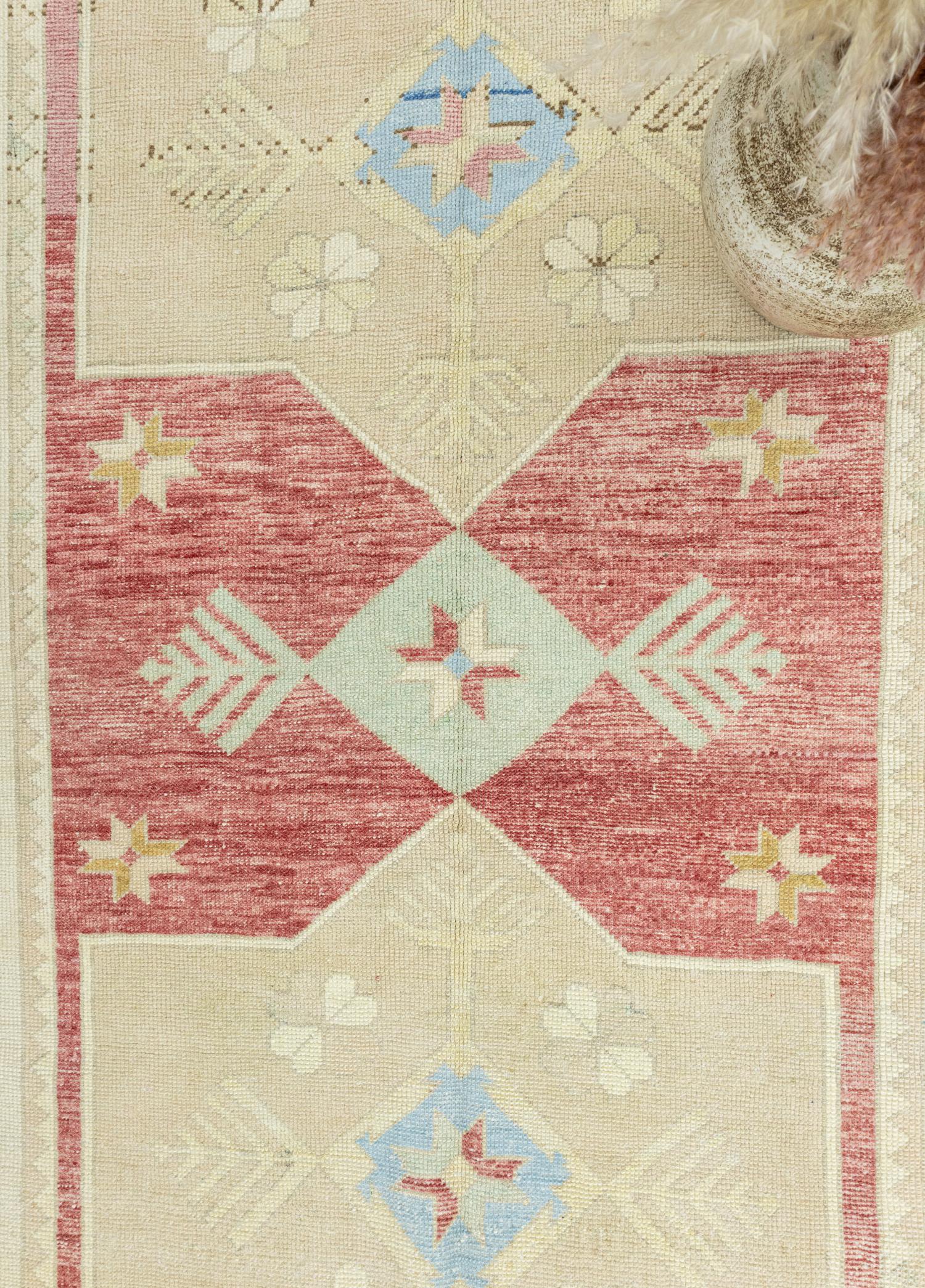 Soho Antiq-Peren Rustik Tasarımlı El Dokuma Halı 136x207 Cm-Halı-3-Milagron.com