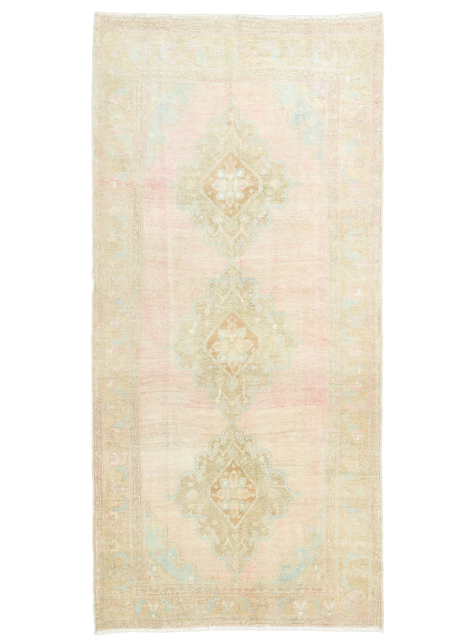 Soho Antiq-Rafsan Vintage El Dokuma Yün Anadolu Halısı 148x316 Cm-Halı-1-Milagron.com