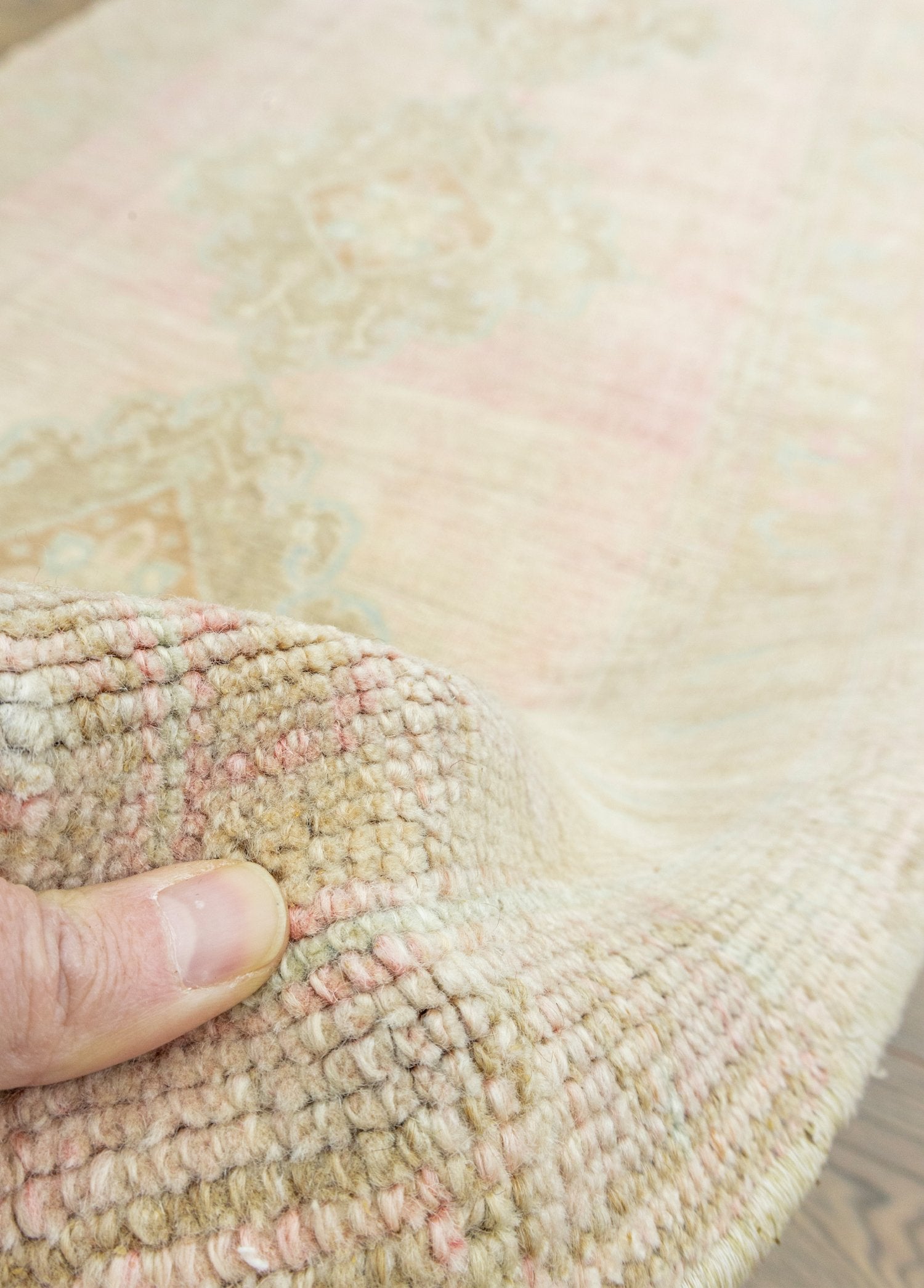 Soho Antiq-Rafsan Vintage El Dokuma Yün Anadolu Halısı 148x316 Cm-Halı-4-Milagron.com