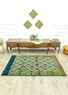 Soho Antiq-Razavi Geometrik Desenli Tülü Halı 120x178 Cm-2-Milagron.com