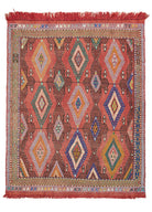 Soho Antiq-Rinat Etnik Tasarımlı El Dokuma Cicim Kilim 131x159 Cm-Halı-1-Milagron.com