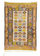 Soho Antiq-Rissa Geometrik Tasarımlı El Dokuma Kilim 152x220 Cm-Kilim-1-Milagron.com