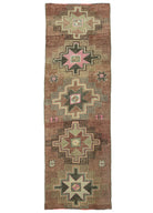 Soho Antiq-Royal El Dokuma Kahverengi Herki Yolluk 116x389 Cm-Halı-1-Milagron.com