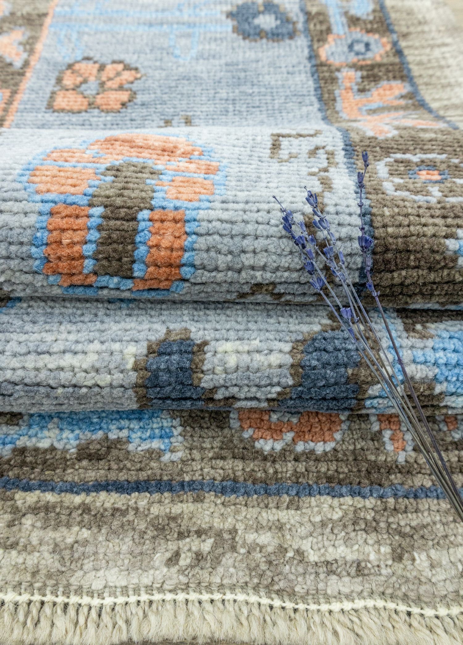 Soho Antiq-Saiva Büyük El Dokuma Uşak Desenli Halı 270x326 Cm-Halı-4-Milagron.com