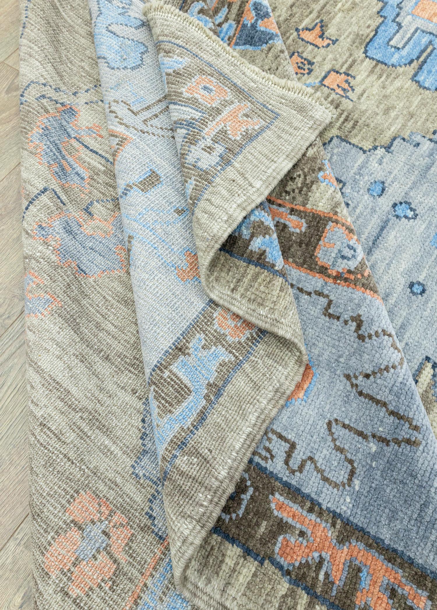 Soho Antiq-Saiva Büyük El Dokuma Uşak Desenli Halı 270x326 Cm-Halı-7-Milagron.com