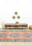 Soho Antiq-Salvia El Dokuma Karaman Yolluk 148x372 Cm-Halı-2-Milagron.com