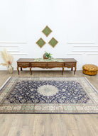 Soho Antiq-Sandine Madalyon Desenli İpek Halı 184x268 Cm-Halı-2-Milagron.com