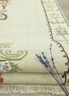 Soho Antiq-Saulet Kanaviçe İşlemeli El Dokuma Kilim 153x269 Cm-Halı-4-Milagron.com