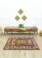 Soho Antiq-Selar El Dokuma Dekoratif Halı 120x154 Cm-2-Milagron.com