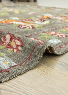 Soho Antiq-Setenay Kanaviçe İşlemeli El Dokuma Yün Kilim 154x221 Cm-Halı-5-Milagron.com