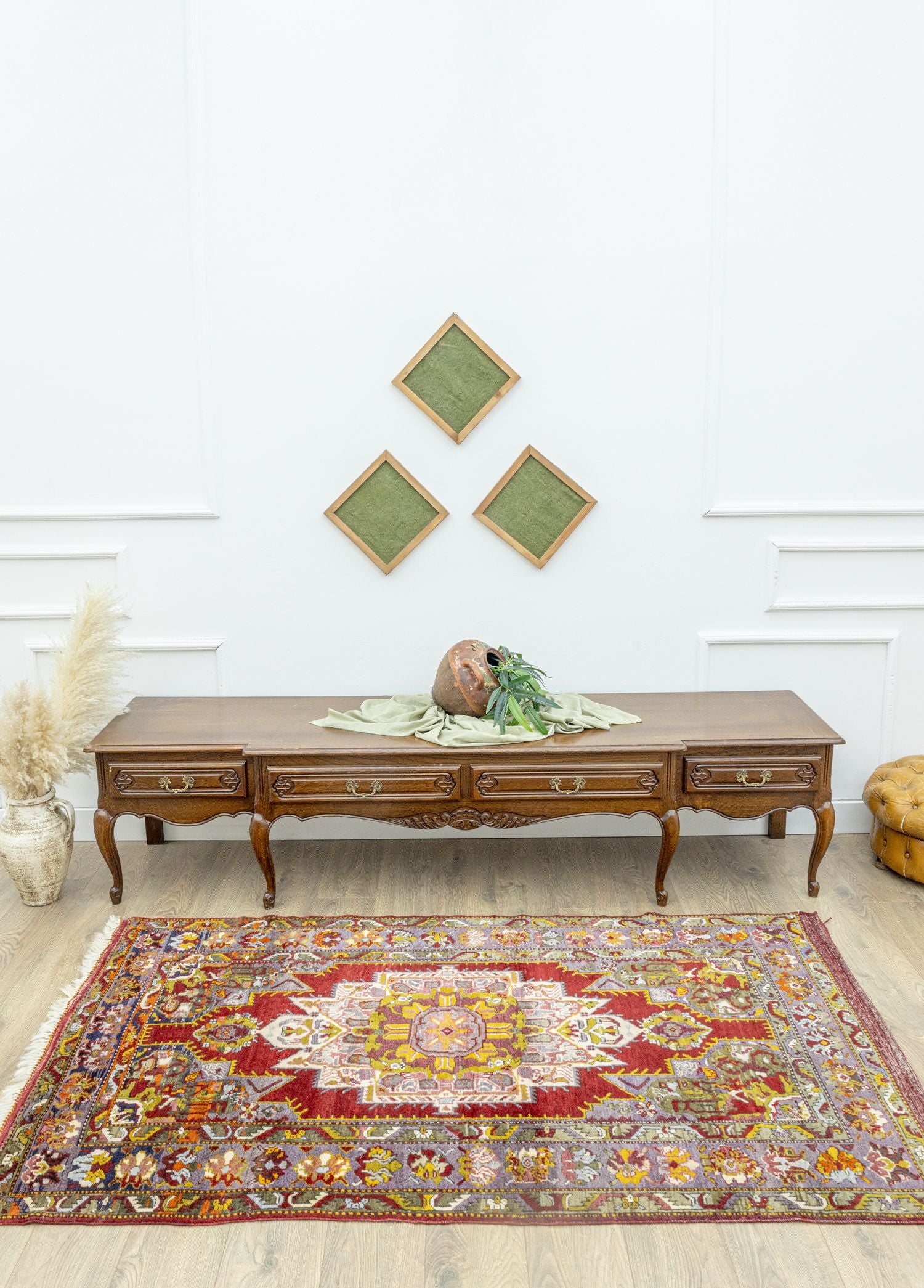 Soho Antiq-Setenay Renkli El Dokuma Yün Halı 125x203 Cm-Halı-2-Milagron.com