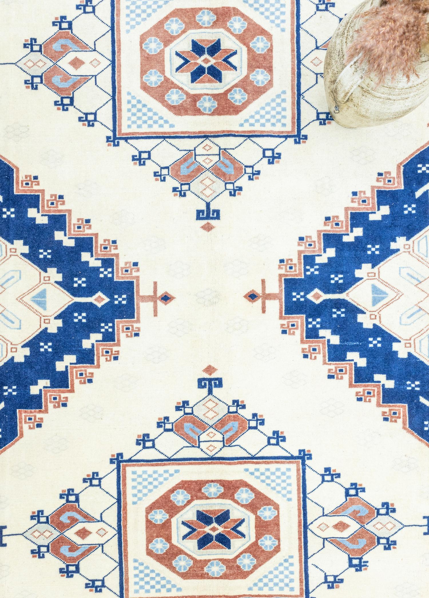 Soho Antiq-Simay Geometrik Tasarımlı El Dokuma Halı 199x312 Cm-Halı-3-Milagron.com