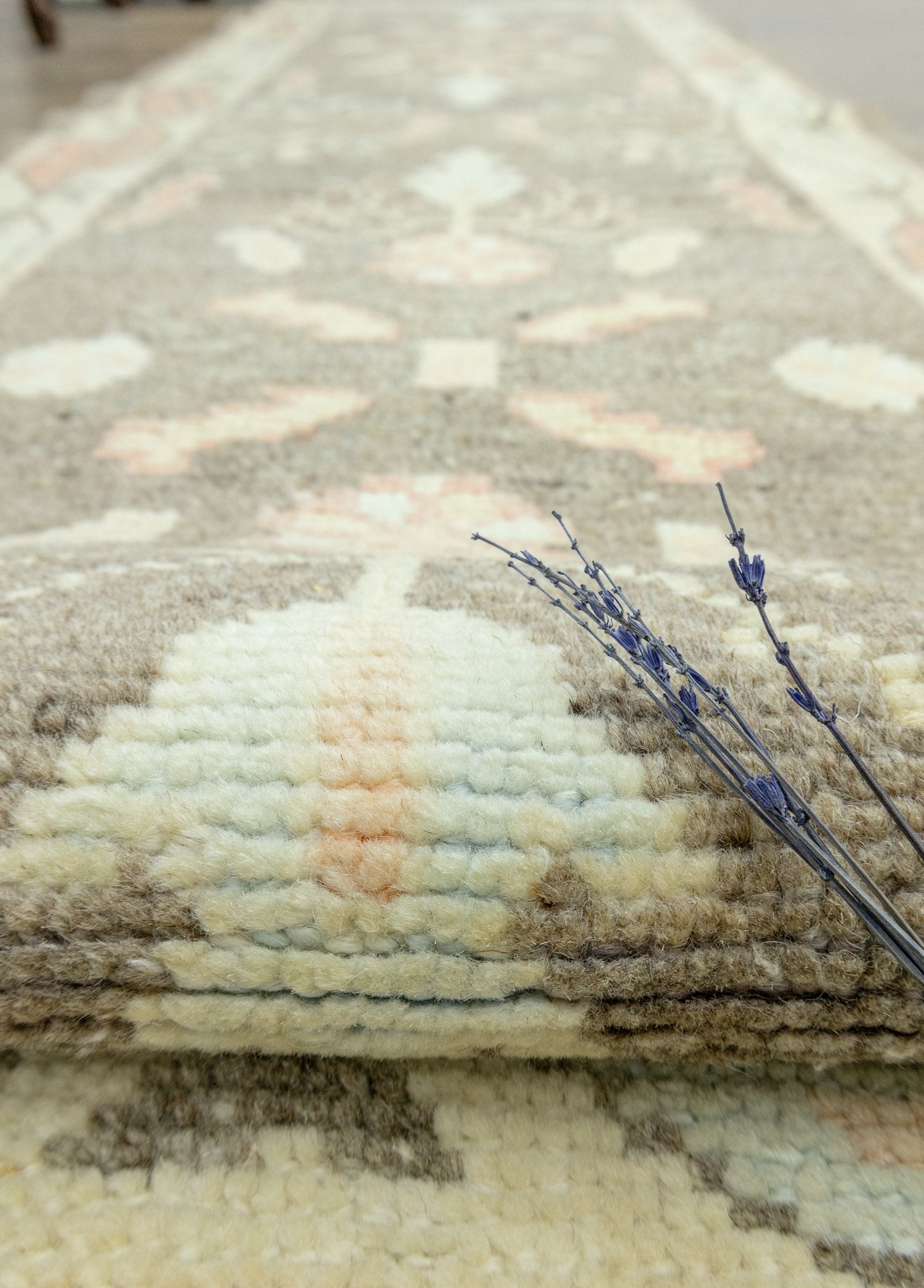 Soho Antiq-Siyurgal Floral Desenli Uşak Yolluk 70x251 Cm-Halı-4-Milagron.com