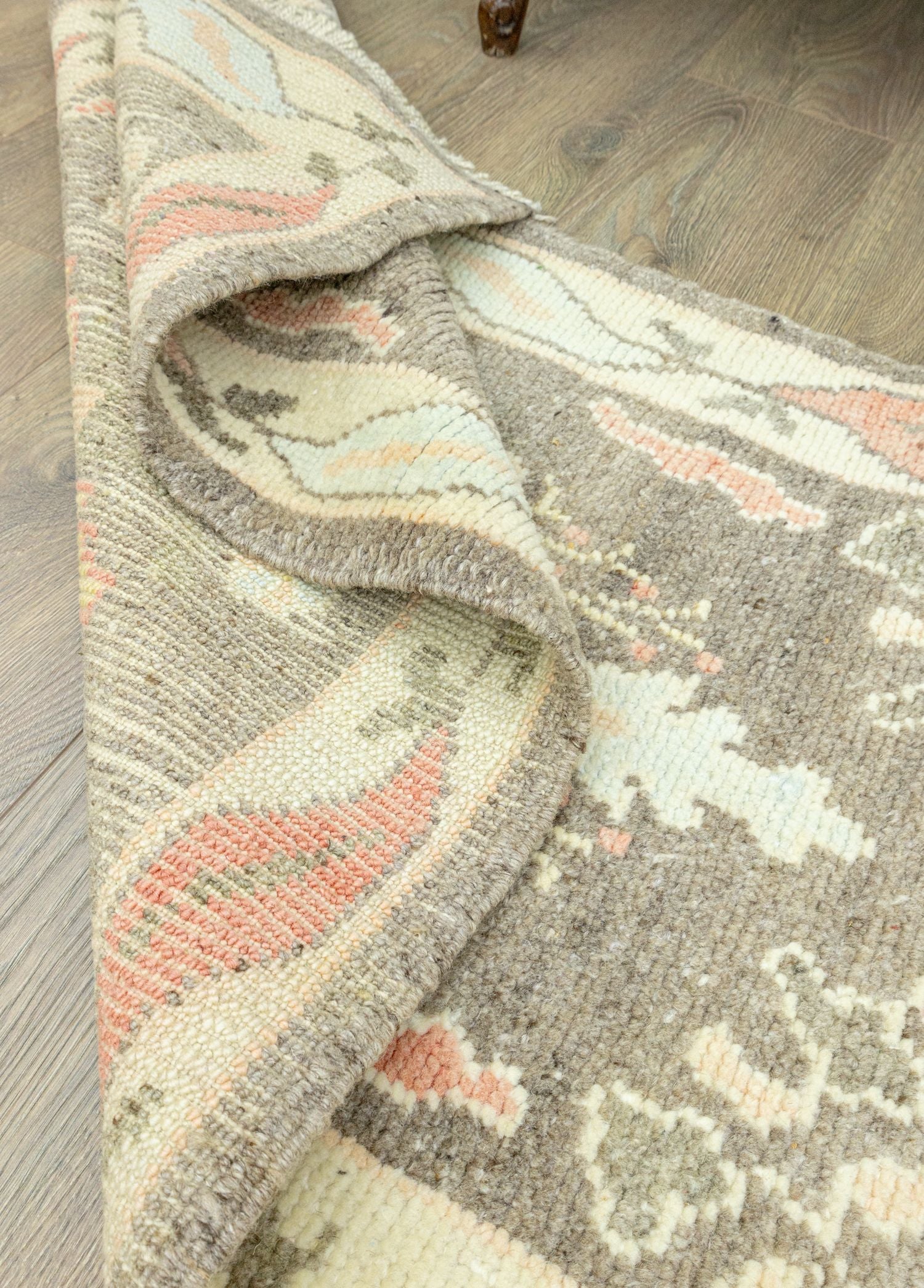 Soho Antiq-Siyurgal Floral Desenli Uşak Yolluk 70x251 Cm-Halı-6-Milagron.com