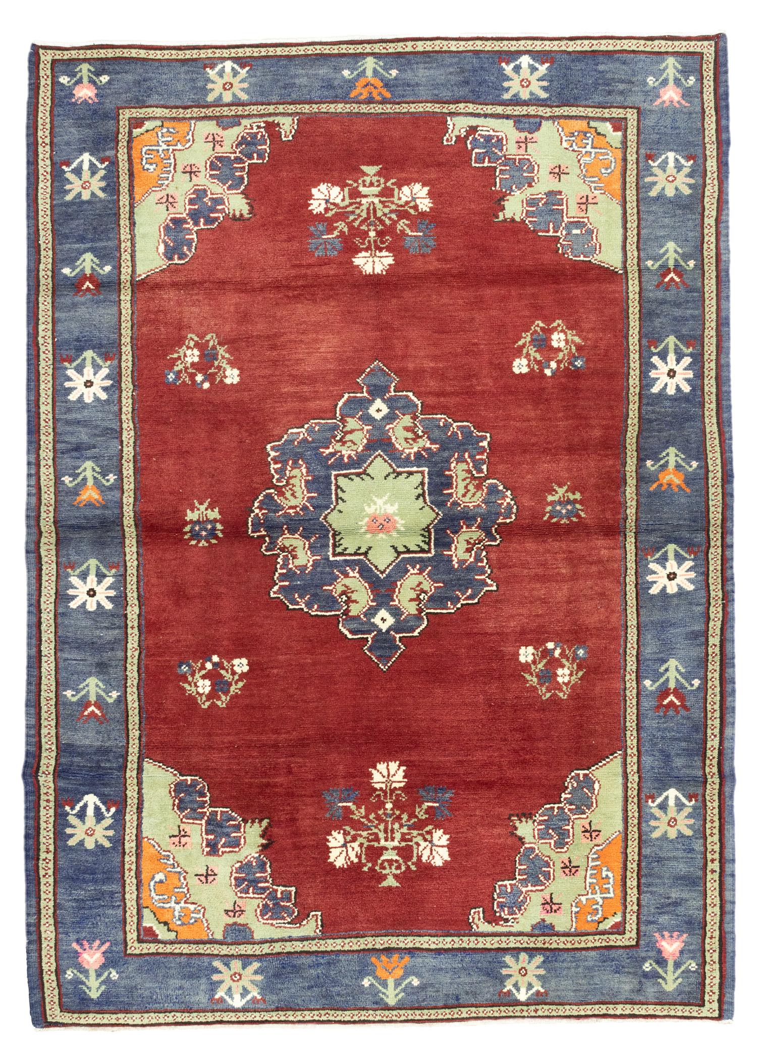 Soho Antiq-Skade Floral Desenli El Dokuma Halı 209x286 Cm-Halı-1-Milagron.com