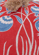 Soho Antiq-Skade Floral Tasarımlı Suzani Kırlent 50x50 Cm-Yastık-4-Milagron.com