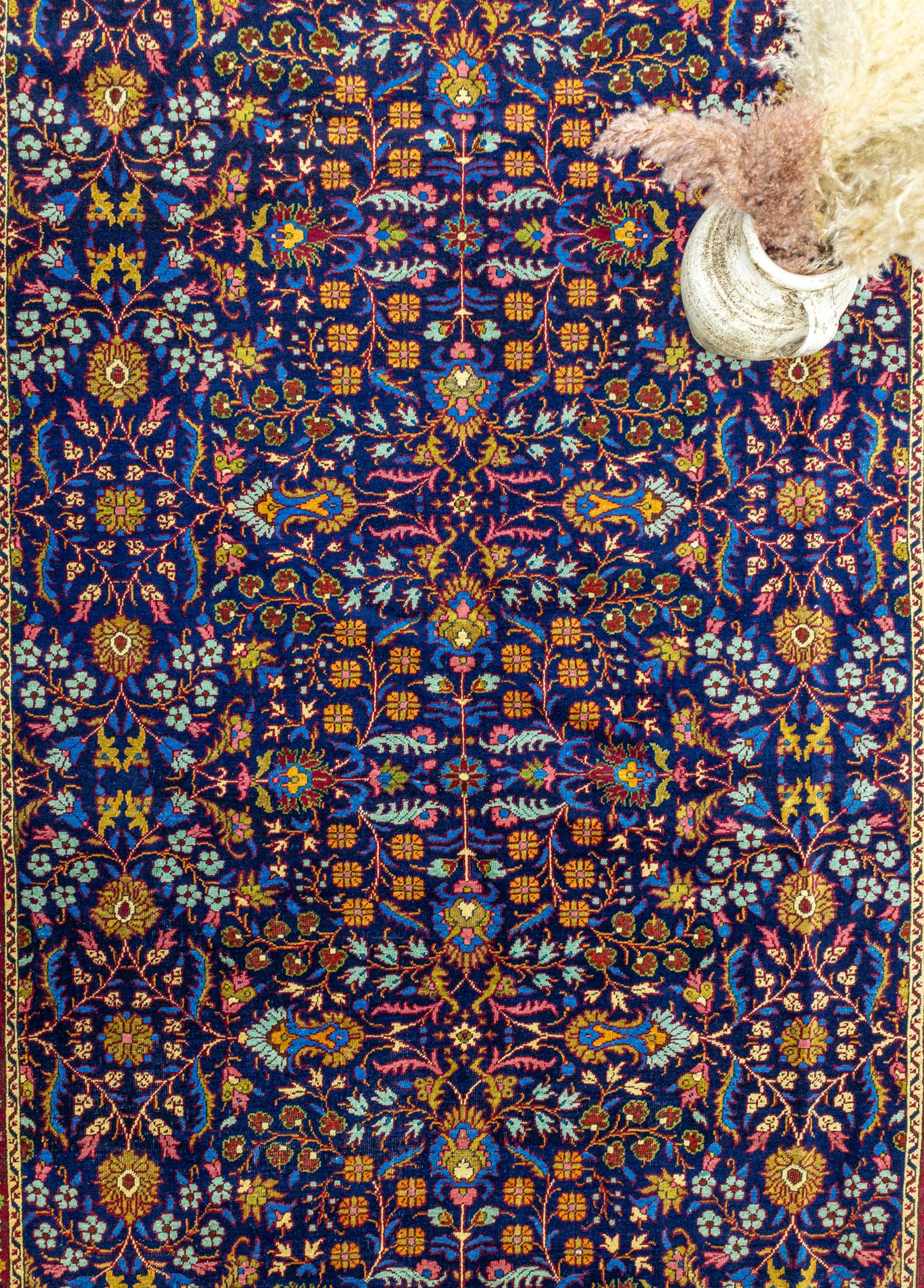 Soho Antiq-Terra Floral Tasarımlı El Dokuma Halı 210x318 Cm-Halı-3-Milagron.com