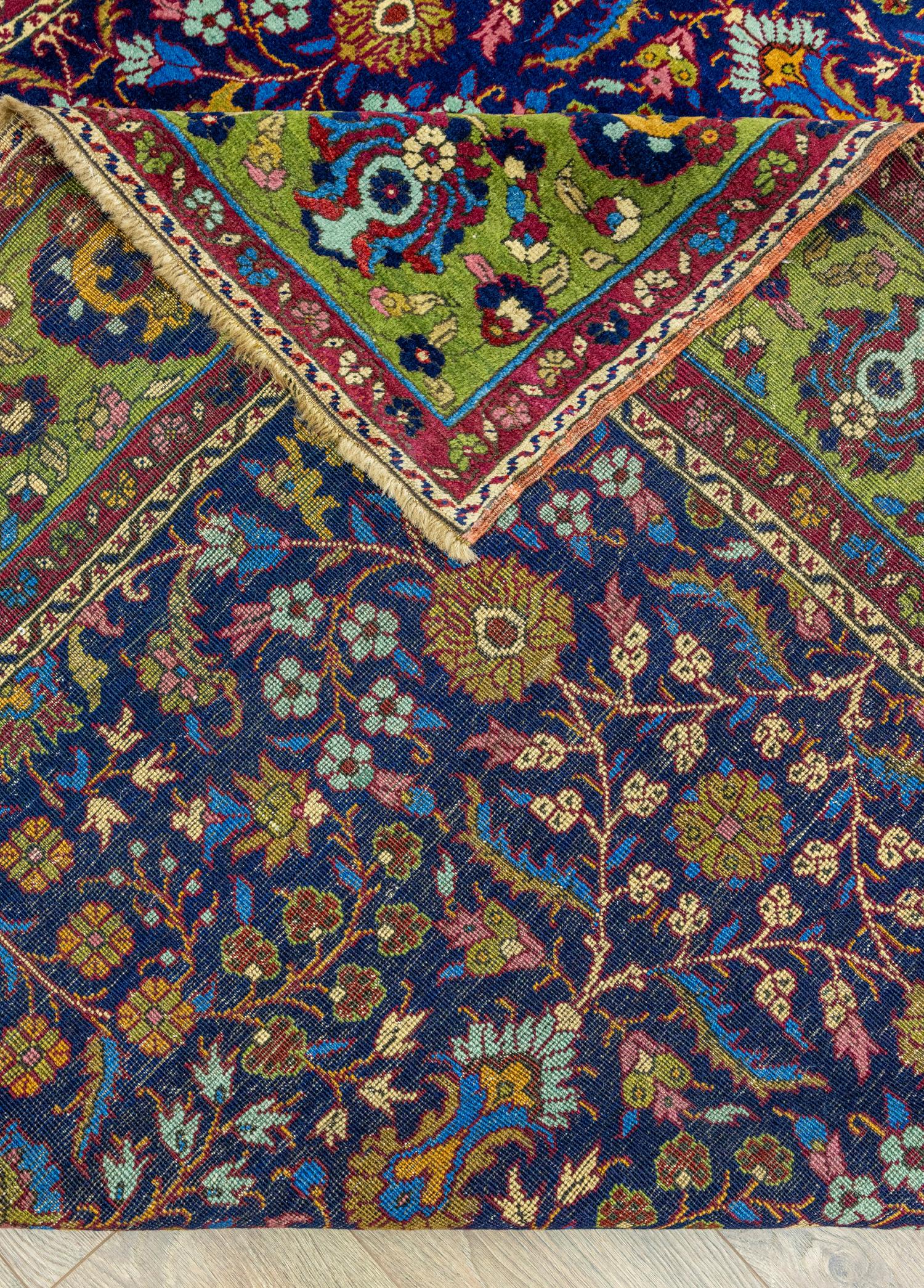 Soho Antiq-Terra Floral Tasarımlı El Dokuma Halı 210x318 Cm-Halı-5-Milagron.com