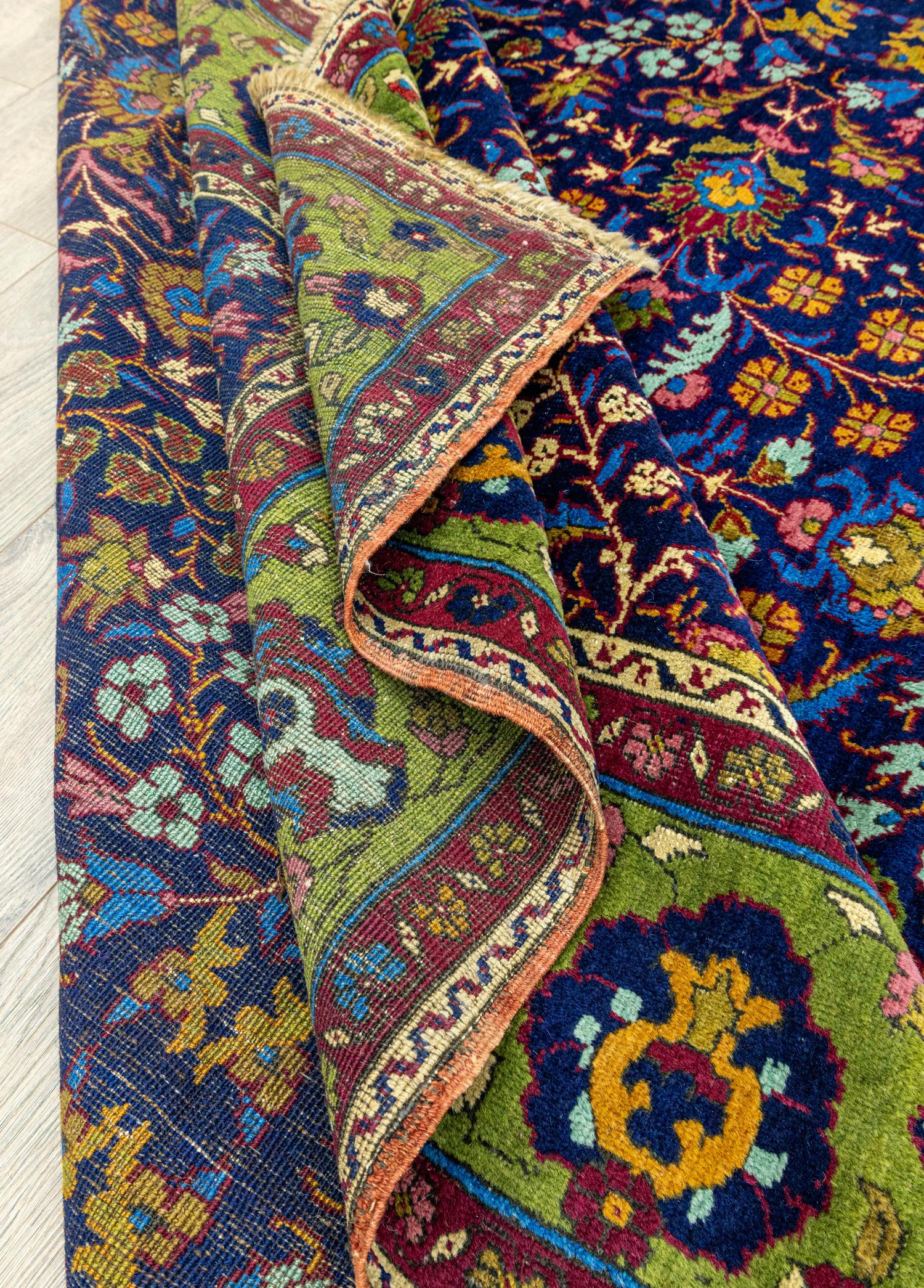 Soho Antiq-Terra Floral Tasarımlı El Dokuma Halı 210x318 Cm-Halı-7-Milagron.com