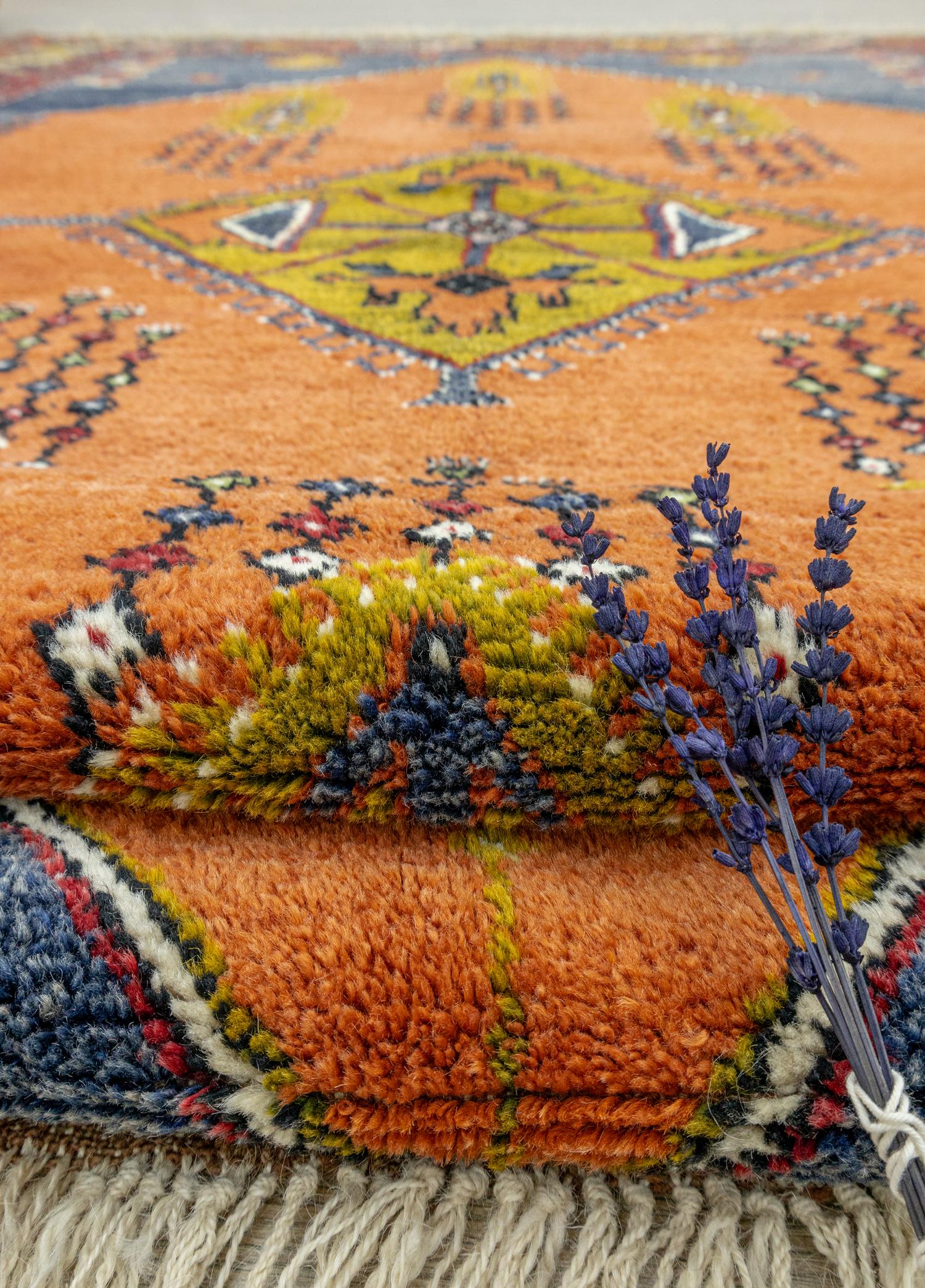 Soho Antiq-Timer Geometrik Tasarımlı Yün Halı 194x278 Cm-Halı-4-Milagron.com