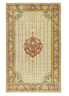 Soho Antiq-Tolan Madalyon Desenli Yün Halı 207x300 Cm-Halı-1-Milagron.com