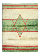 Soho Antiq-Ulucak Yıldız Desenli Tülü Halı 153x185 Cm-Halı-1-Milagron.com