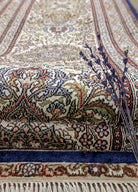 Soho Antiq-Varamin Madalyon Desenli İpek Halı 305x414 Cm-4-Milagron.com