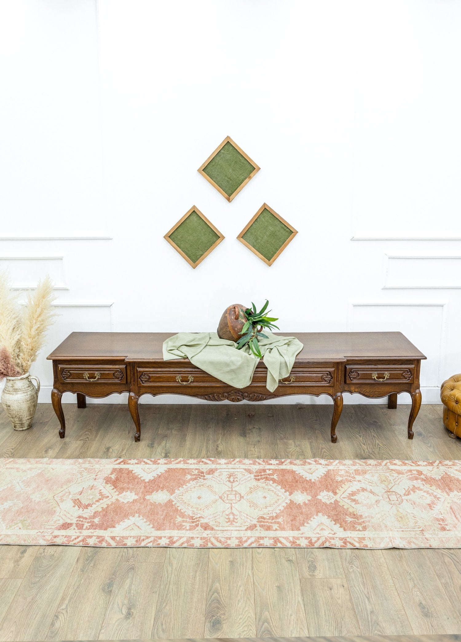 Soho Antiq-Varamin Pastel Renkli El Dokuma Yolluk 77x298 Cm-Halı-2-Milagron.com