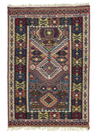 Soho Antiq-Vigen Rustik El Dokuma Yün Nuzumla Kilimi 136x196 Cm-Kilim-1-Milagron.com